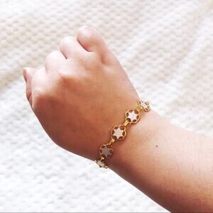 Gold Multi Stars Chain Bracelet